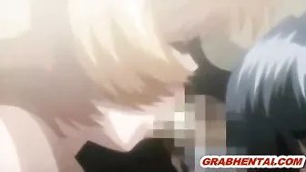 Hentai Video - Pregnant Woman Sucks Monster cock and Swallows Cum