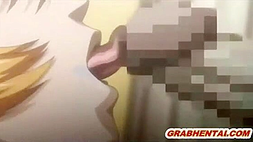 Hentai Video - Pregnant Woman Sucks Monster cock and Swallows Cum