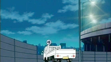 Busty hentai caught and fucked by bat monster tentacles in anime