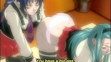 Watch Scholarly Coeds Fuck Each Other's Tits in Hentai Porn