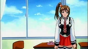 Busty hentai schoolgirl gets fucked by her teacher, anime,  busty,  hentai,  schoolgirl,  coed,  fucked