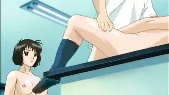 Hentai Porn - Coeds Sucking Dick and Threesome Fucking