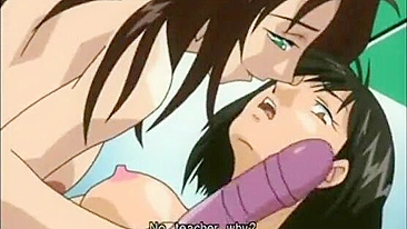 Hentai Porn - Coeds Sucking Dick and Threesome Fucking
