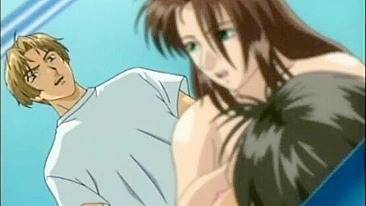 Hentai Porn - Coeds Sucking Dick and Threesome Fucking