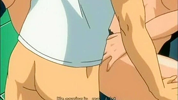 Hentai Porn - Coeds Sucking Dick and Threesome Fucking