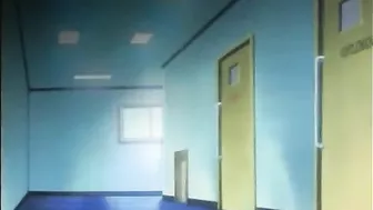 Roped hentai girls with muzzle group fucking in the office, anime