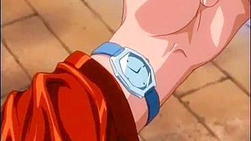 Roped hentai girls with muzzle group fucking in the office, anime