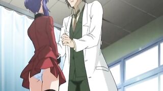 Big Boob Virgin Coed Rides Doctor's Cock in Hentai Porn