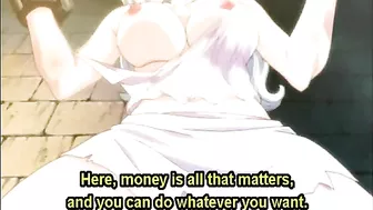 Hentai Dungeon - Chained Slave with Big Boobs in Bondage