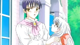 Hentai Dungeon - Chained Slave with Big Boobs in Bondage