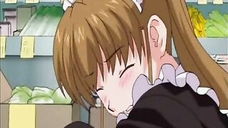 Japanese hentai maid self masturbation, anime,  japanese,  hentai,  maid,  self