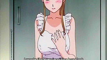 Japanese hentai maid self masturbation, anime,  japanese,  hentai,  maid,  self