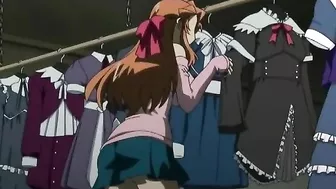 Bandit's Delight - Busty Japanese Maid gangbanged in Hentai Porn