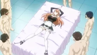 Bandit's Delight - Busty Japanese Maid gangbanged in Hentai Porn