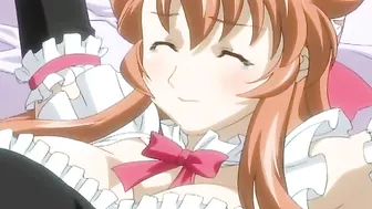 Bandit's Delight - Busty Japanese Maid gangbanged in Hentai Porn