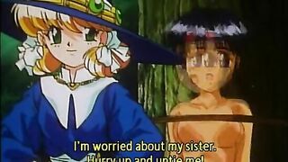 Redhead hentai cutie hard wetpussy poked by monster, anime