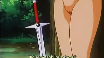 Redhead hentai cutie hard wetpussy poked by monster, anime