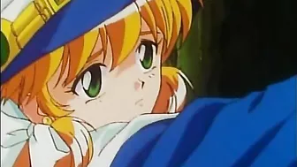 Redhead hentai cutie hard wetpussy poked by monster, anime