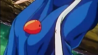 Redhead hentai cutie hard wetpussy poked by monster, anime