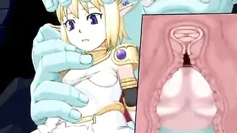 Cute Anime Hentai Caught and Fucked by Monster Cock