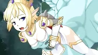 Cute Anime Hentai Caught and Fucked by Monster Cock