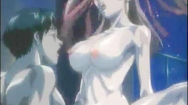Hentai Porn Video - Nervous Anime Girl with Huge Tits Fucked Hard