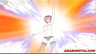 Bandit's Gangbang of Busty Bigboobs in Japanese Hentai Anime