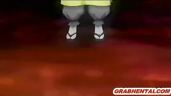 Bandit's Gangbang of Busty Bigboobs in Japanese Hentai Anime