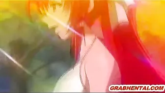 Bandit's Gangbang of Busty Bigboobs in Japanese Hentai Anime