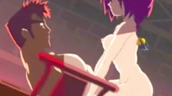 Cute hentai hottie rides stiff cock in anime Cute hentai hottie rides stiff cock in anime