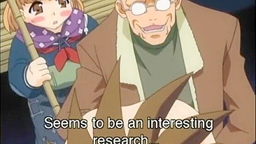 Cute hentai hottie rides stiff cock in anime