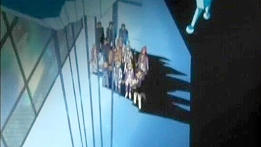 Cute hentai hottie rides stiff cock in anime