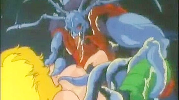 Hentai Girl Gets Fucked By Monster In Front of Friends - Anime Porn