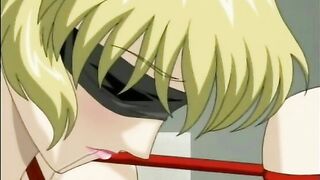 Tied and Muzzled - Bondage Hentai with Stick-on Pussy