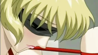 Tied and Muzzled - Bondage Hentai with Stick-on Pussy