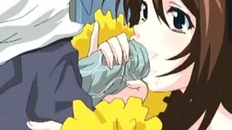 Cheerleader hentai sucks bigcock in anime Cheerleader hentai sucks bigcock in anime