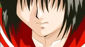 Busty hentai schoolgirl gets fingering and fucking her wetpussy, anime