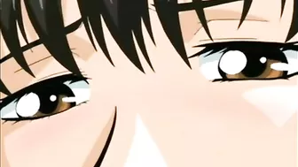 Busty hentai schoolgirl gets fingering and fucking her wetpussy, anime