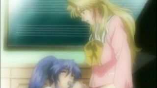 Hentai Coed Threesomes with Dildo Sex - Anime Toy Porn