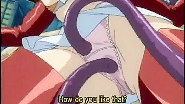 Bigboobs hentai bat monster tentacles fucked, anime
