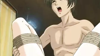 Japanese Hentai Girl Hard Gangbanged in Bondage