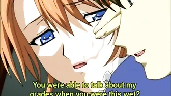 Hentai Teacher Gets Dildoed Pussy and Assfucked - Big Boobs Anime