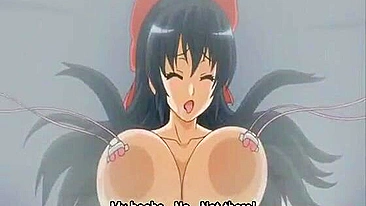 Hentai Coed Assfucking with Pinched Big Tits and Wet Pussy