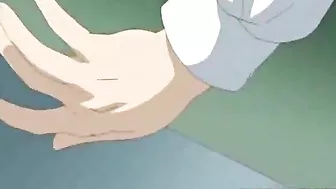 Bondage hentai with bigboobs self dildoing her wetpussy, Anime, XXX