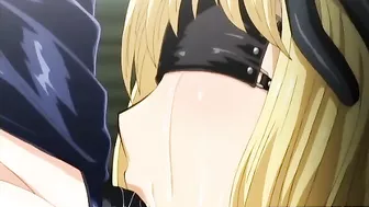 Bondage hentai with bigboobs self dildoing her wetpussy, Anime, XXX