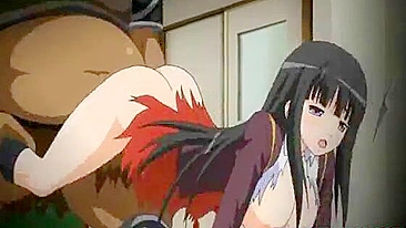 Cute Coed Hentai Fucked by Pig Monster
