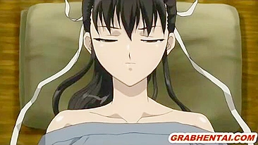 Bondage Japanese hentai tentacles fucked hard, anime