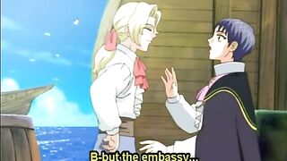 Chained hentai slave gets licked her wetpussy, anime bondage