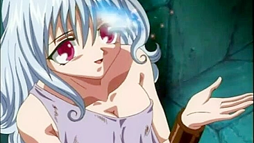 Chained hentai slave gets licked her wetpussy, anime bondage