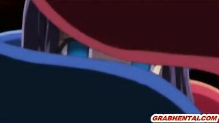 Coed Gets Electrifying Shocks from Tentacle Sex in Hentai Anime
